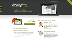 Desktop Screenshot of droolingfrog.co.uk